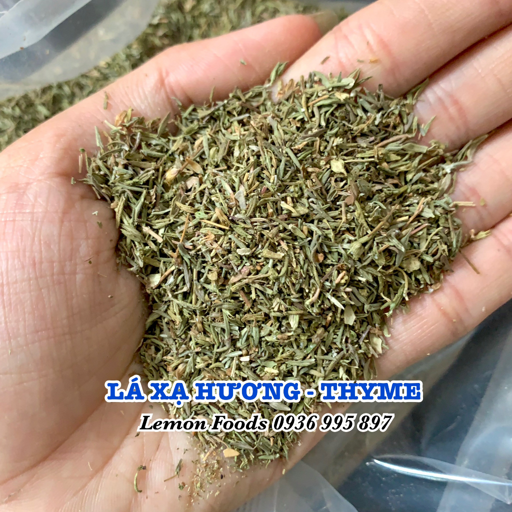 Lá xạ hương - Lá thyme thơm - Gia vị Tây dùng ướp thịt, nấu súp, hầm, steak, pizza