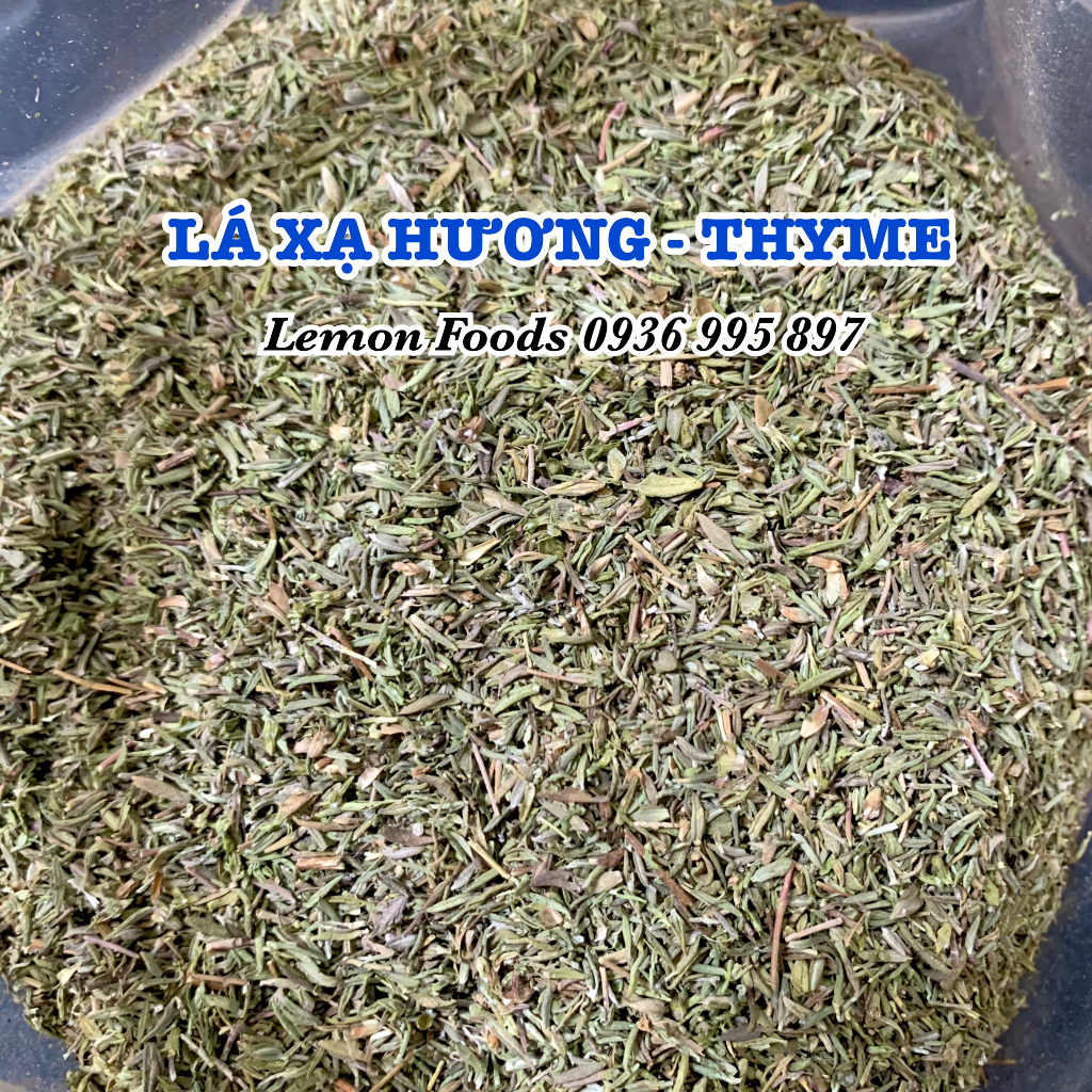 Lá xạ hương - Lá thyme thơm - Gia vị Tây dùng ướp thịt, nấu súp, hầm, steak, pizza