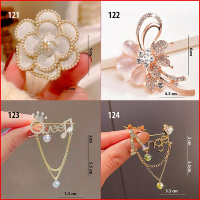 GOTI - Quà Tặng 20/10, 8/3 Tặng Cho Nữ Kiểu Hàn Quốc - Tag Trâm Cài Áo Hình Nhiều Mẫu Phối Tua Rua 123 124 142 256 264