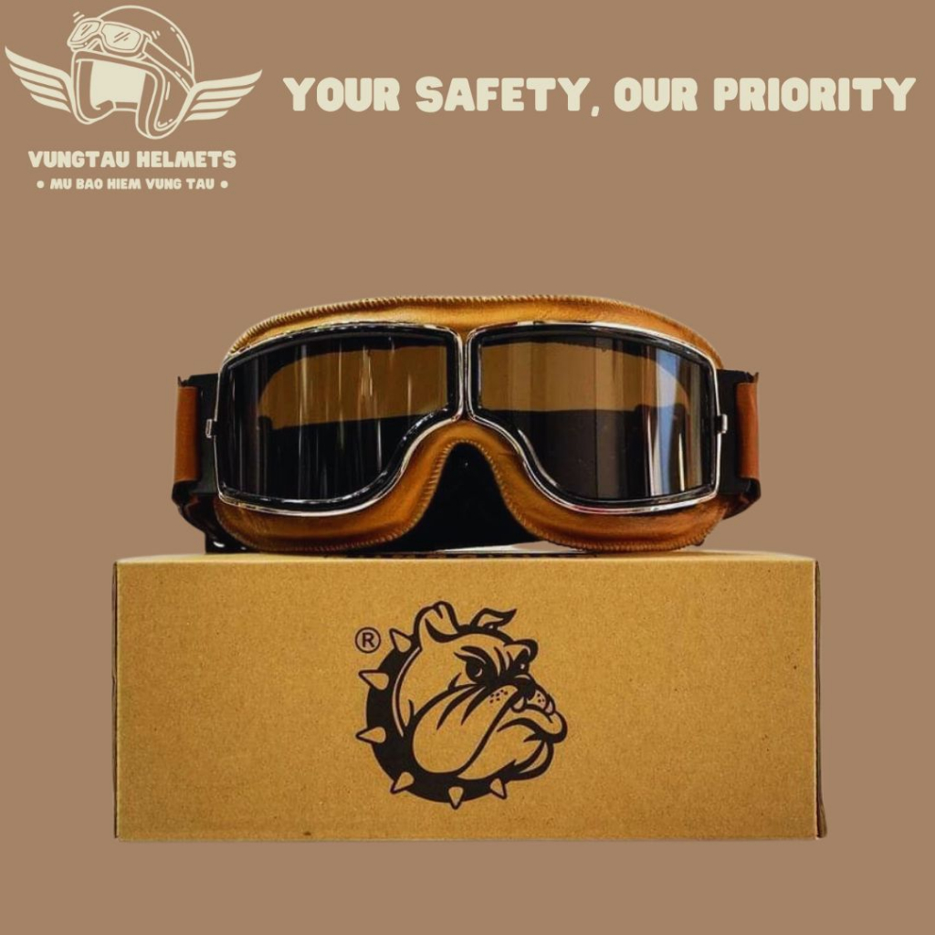 Kính dây gắn mũ bảo hiểm Bulldog B9 siêu chất - VungTau Helmets - Mũ bảo hiểm chính hãng Vũng Tàu