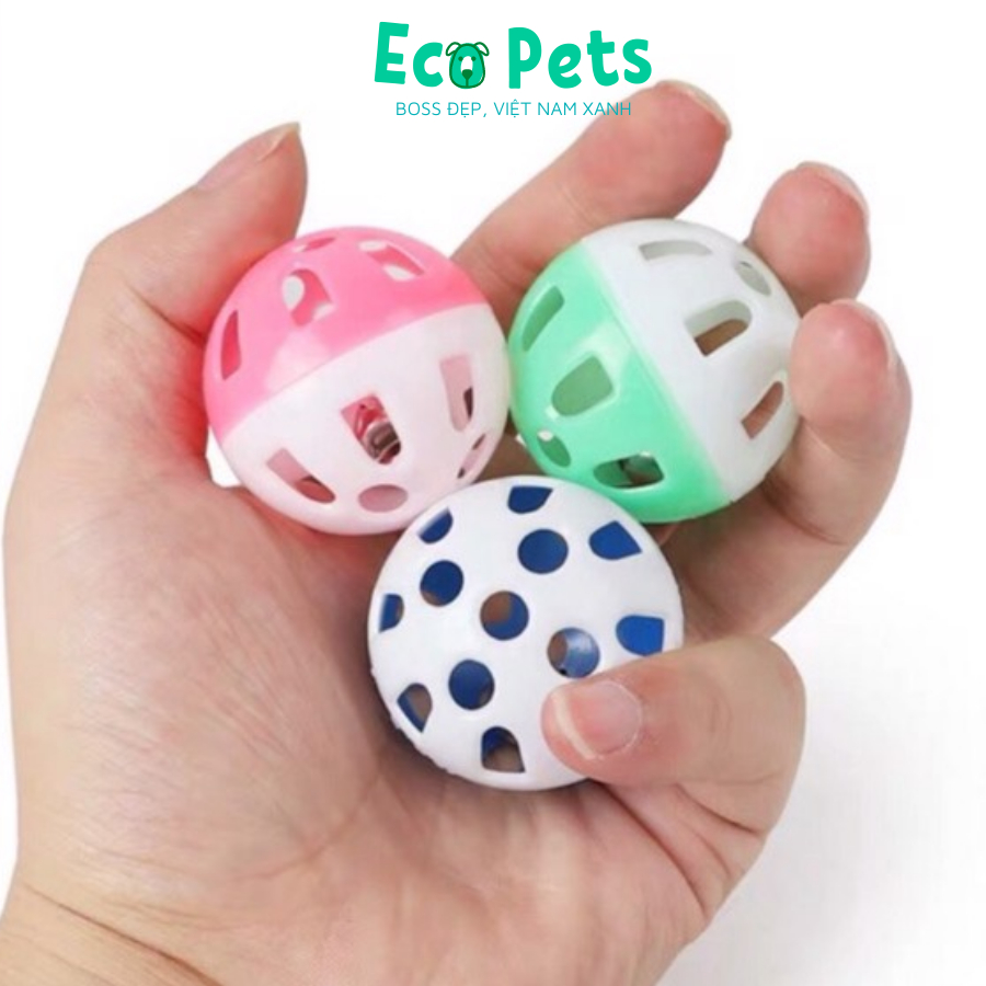 Đồ chơi cho mèo ECOPETS banh đồ chơi bằng nhựa dành cho mèo cưng đồ chơi giải trí cho mèo đáng yêu 