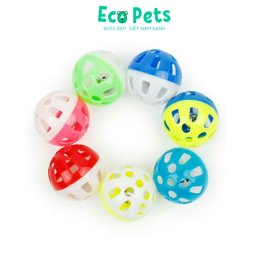 Đồ chơi cho mèo ECOPETS banh đồ chơi bằng nhựa dành cho mèo cưng đồ chơi giải trí cho mèo đáng yêu 