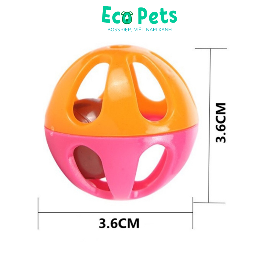 Đồ chơi cho mèo ECOPETS banh đồ chơi bằng nhựa dành cho mèo cưng đồ chơi giải trí cho mèo đáng yêu 