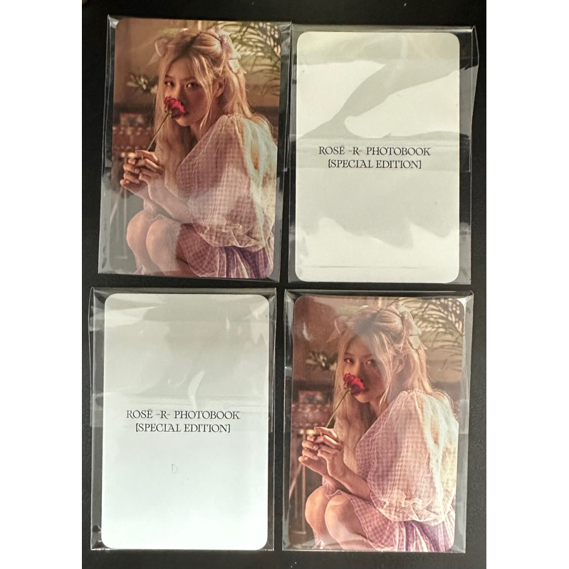 Card R BÔNG - Rosé bông Pre Order Album -R- phiên bản đặc biệt của Rosé BlackPink