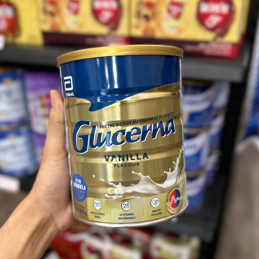 Sữa Glucerna Úc 850g dành cho người tiểu đường hương Vanilla