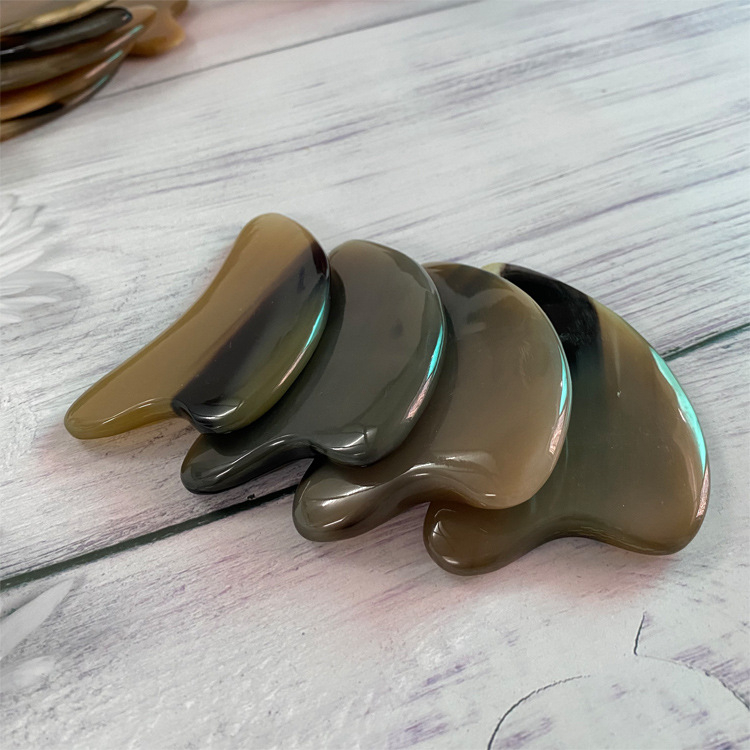 Tim Sừng Massage Mặt, Dụng Cụ Massage Nâng Cơ Mặt Làm Mịn Da, Miếng Cạo Gió | Mỹ Nghệ Phương Chi