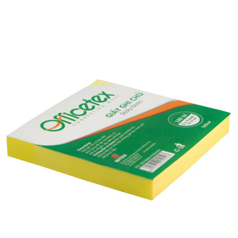 Giấy nhớ Officetex 3x2 , 3x3  OT21-004 màu vàng