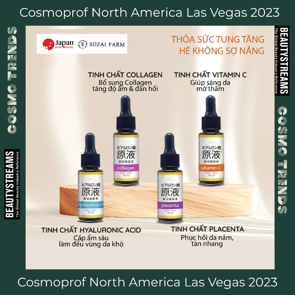 Serum vitamin C Sozai Farm Nhật Bản 20ml