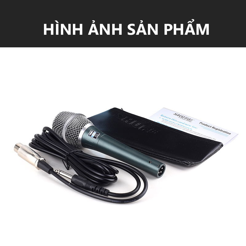 Micro karaoke có dây,shuer/Beta87 micro có dây,micro hát karaoke,giọng hát rõ và tràn đầy
