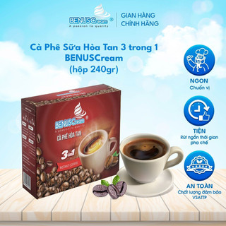 Cà Phê Sữa Hòa Tan 3 trong 1 BENUSCream