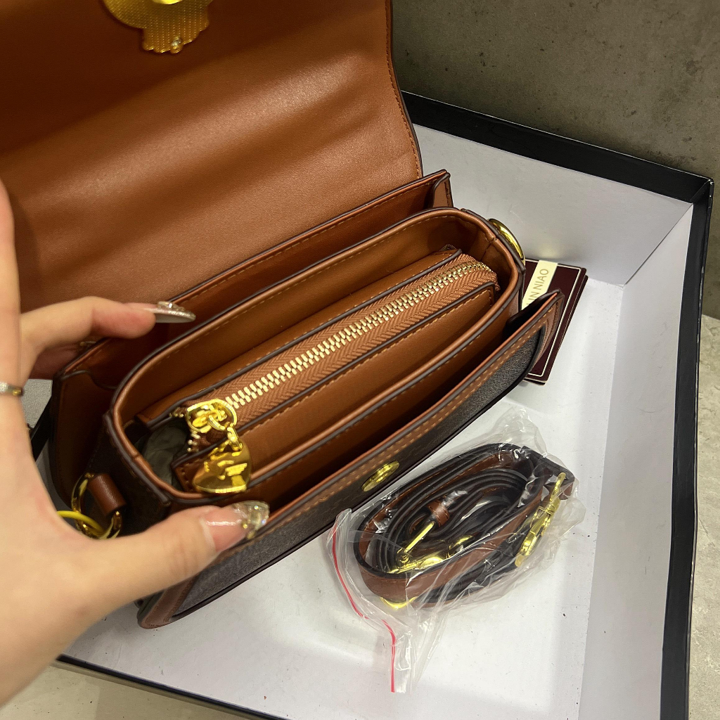 Túi xách nữ cầm tay, đeo chéo Bailinniao T8 size 19