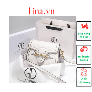  Túi xách nữ cầm tay đeo chéo Bailinniao Trắng 75 size 19 