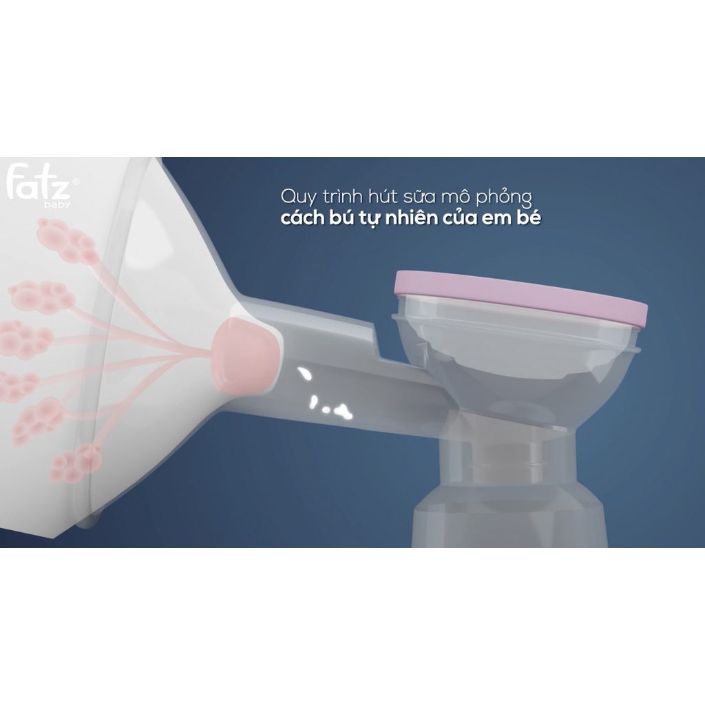 Máy hút sữa điện đôi Fatzbaby, Máy vắt sữa Fatz CHORUS 2 có màn hình Led cảm ứng tiện lợi