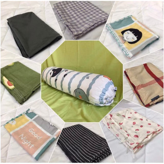 Vỏ gối ôm cotton kíck thước 35x100cm giao màu ngẫu nhiên