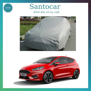 Bạt phủ xe ô tô Ford Fiesta , bạt trùm xe Fiesta , bạt che nắng xe ô tô vải dù - Santocar