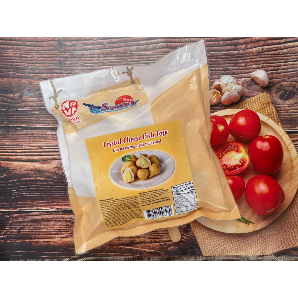 Đậu Hũ Cá Nhân Phomai CRYSTAL 500GR - CRYTAL CHEESE FISH TOFU 500GR