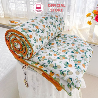 [ Thanh Lý Xả Kho ] Chăn cotton đũi hàn quốc kích thước 2mx2m3 nhập khẩu, Mền mùa hè mềm mại thoáng mát mẫu mới 2023