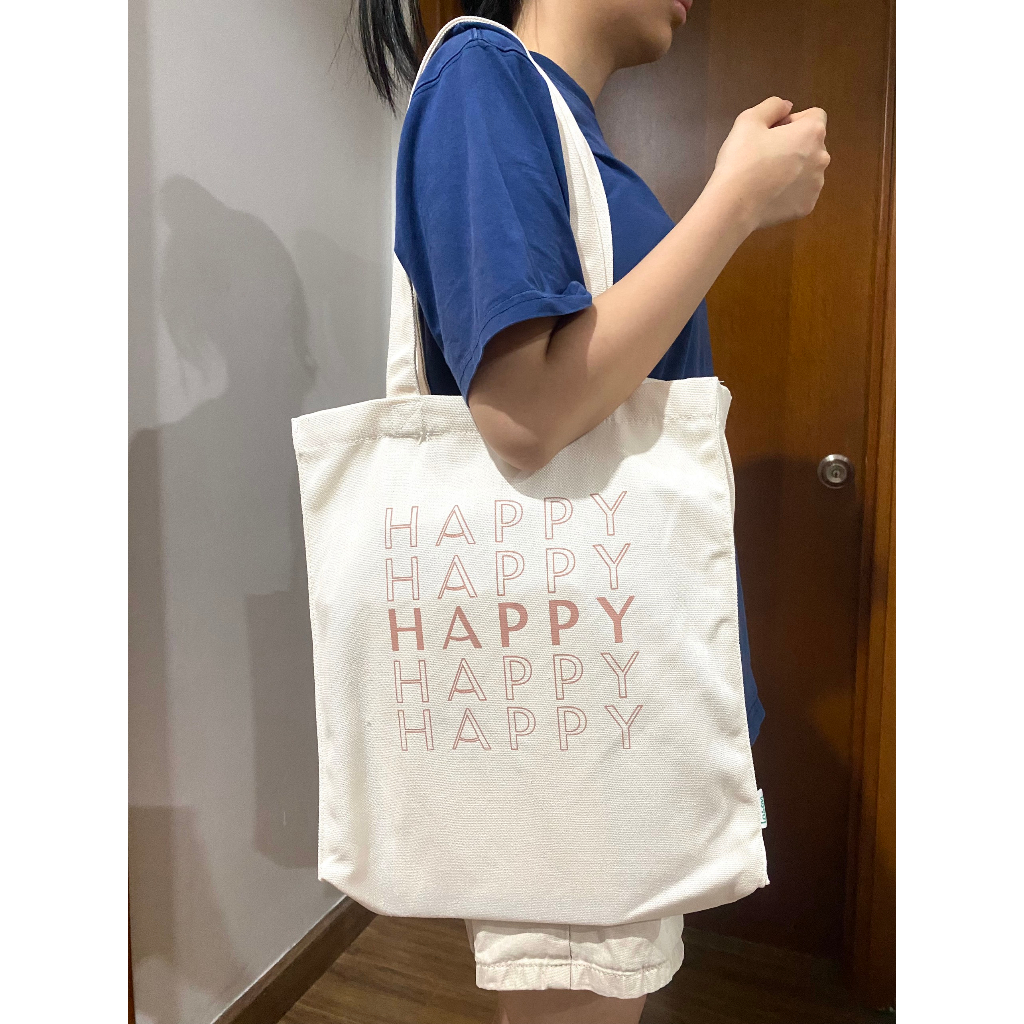 Túi Tote Đi Học, Du Lịch Vải Canvas 800D Dày Dặn Cute Cỡ Rộng Đựng Được A4