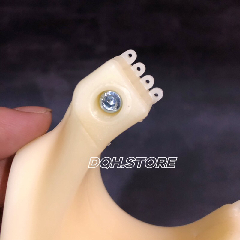 Ná cao su nhựa ABS chạc kẹp siêu bền và ôm tay chạc 7.5cm