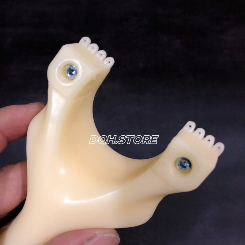 Ná cao su nhựa ABS chạc kẹp siêu bền và ôm tay chạc 7.5cm