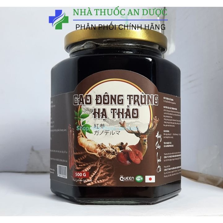 Cao đông trùng hạ thảo giúp tăng sức khoẻ, ăn ngủ ngon, giảm đau đầu chóng mặt hộp 500g