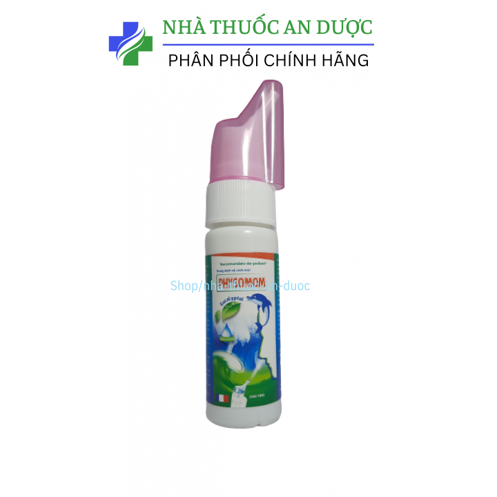 Dung dịch vệ sinh mũi PHYSOMOM giúp giảm nghẹt mũi, sổ mũi, khò khè, giúp thông mũi dành cho người lớn và trẻ em