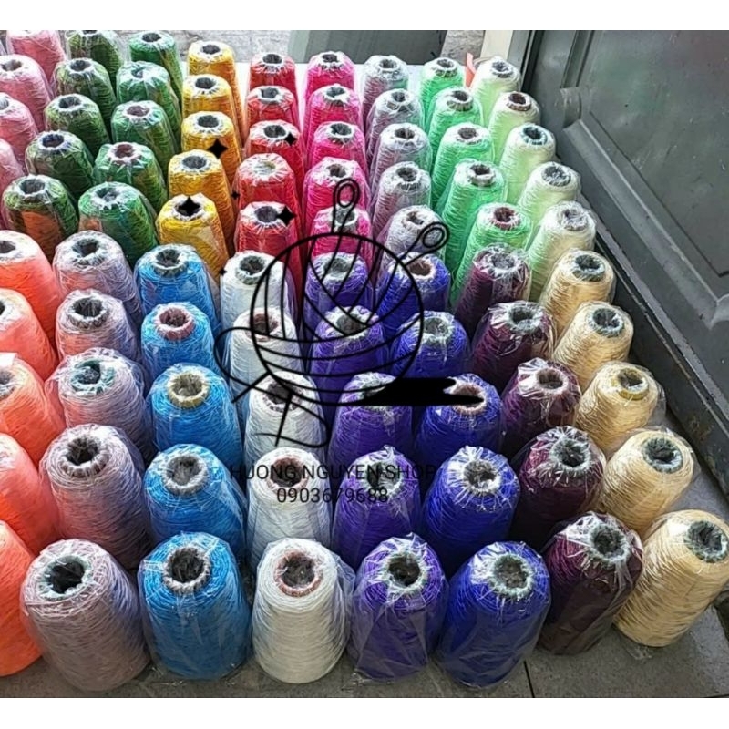 Dây chỉ dù,dây tim Dây dệt đủ màu sắc nguyên liệu làm dreamcatcher, vòng tay.bảng 1/3