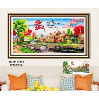 Tranh đính đá kim cương ABC gia đình hạnh phúc