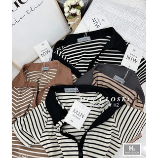 ĐẦM CỔ BẺ ĐUÔI CÁ NHẸ SỌC SV00