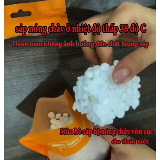 Sáp siêu bám lông Hard Wax Beans + Mỡ trăn dưỡng da 30ml