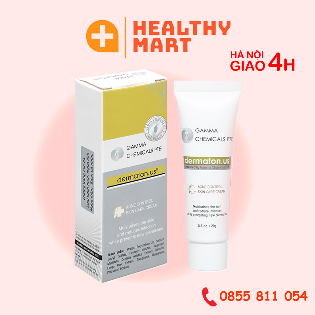 ✔️️️Kem Gamma Chemicals Dermaton.us giảm mụn, giảm thâm 20g