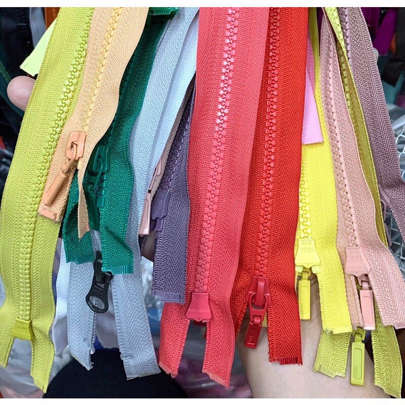 Dây kéo áo khoác HKK 50cm răng phao số 5.