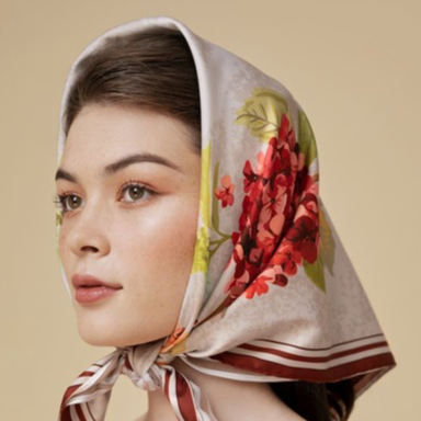 Oceana London - Khăn lụa vuông Madelyn Scarf