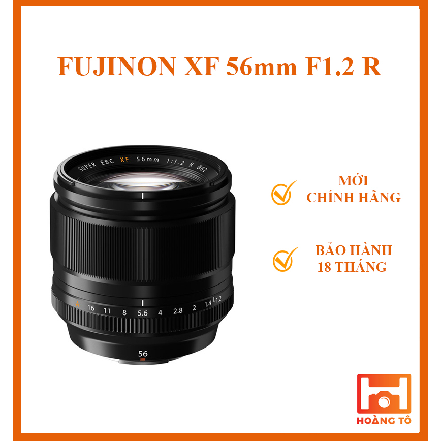ỐNG KÍNH FUJINON XF 56mm F1.2 R Mới 100% | CHÍNH HÃNG (nguyên seal)