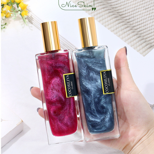Nước hoa nam nữ ánh nhũ body mist COCOSYLIYA 50ml thơm lâu, chính hãng, nước hoa toàn thân thiết kế sang trọng