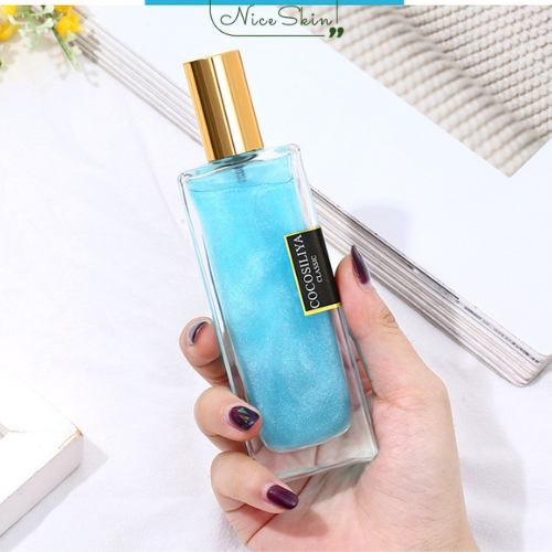 Body mist xịt thơm cơ thể ánh nhũ dành cho nam và nữ 50ml