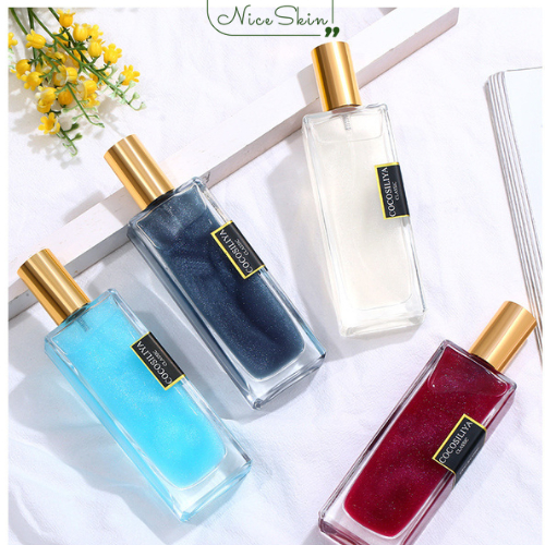 Body mist xịt thơm cơ thể ánh nhũ dành cho nam và nữ 50ml