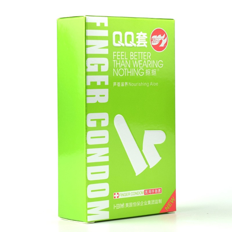 Bao cao su đeo ngón tay  - Bao cao su Nữ - Bao cao su Les - Hộp 10 cái