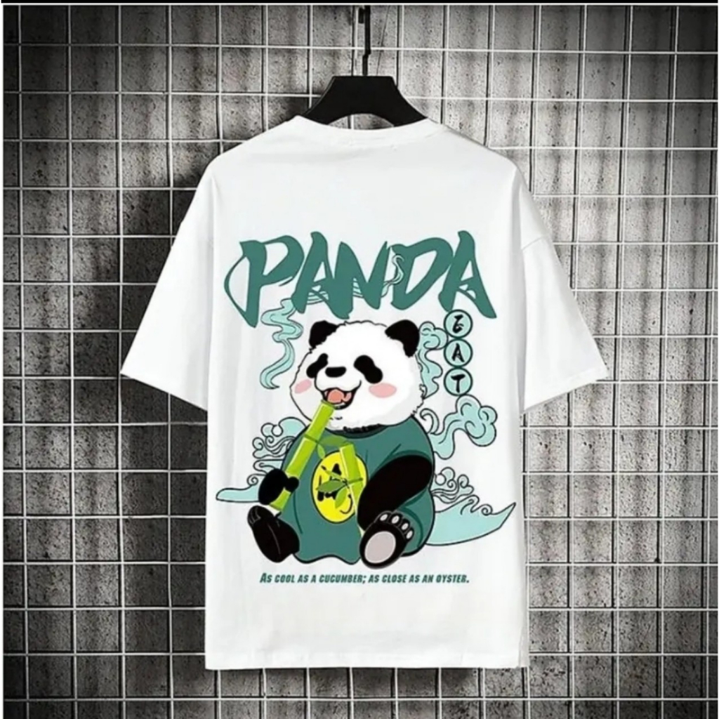 Áo thun nam nữ thời trang Unisex GẤU PAN DA , áo phông nam nữ form rộng tay ngắn