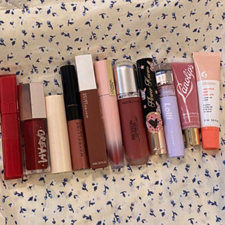 thanh lí son - romand,fenty,glossier, ofelia, maybelline