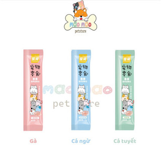 Súp thưởng siêu rẻ shizuka, xiaowang, petsnack 15g cho mèo