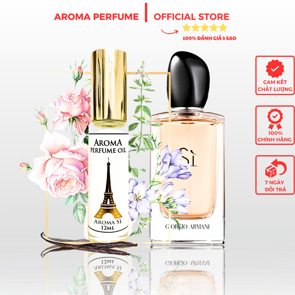Nước Hoa Pháp AromaGiorgio Armani Sì Nữ Tính, Gợi Cảm