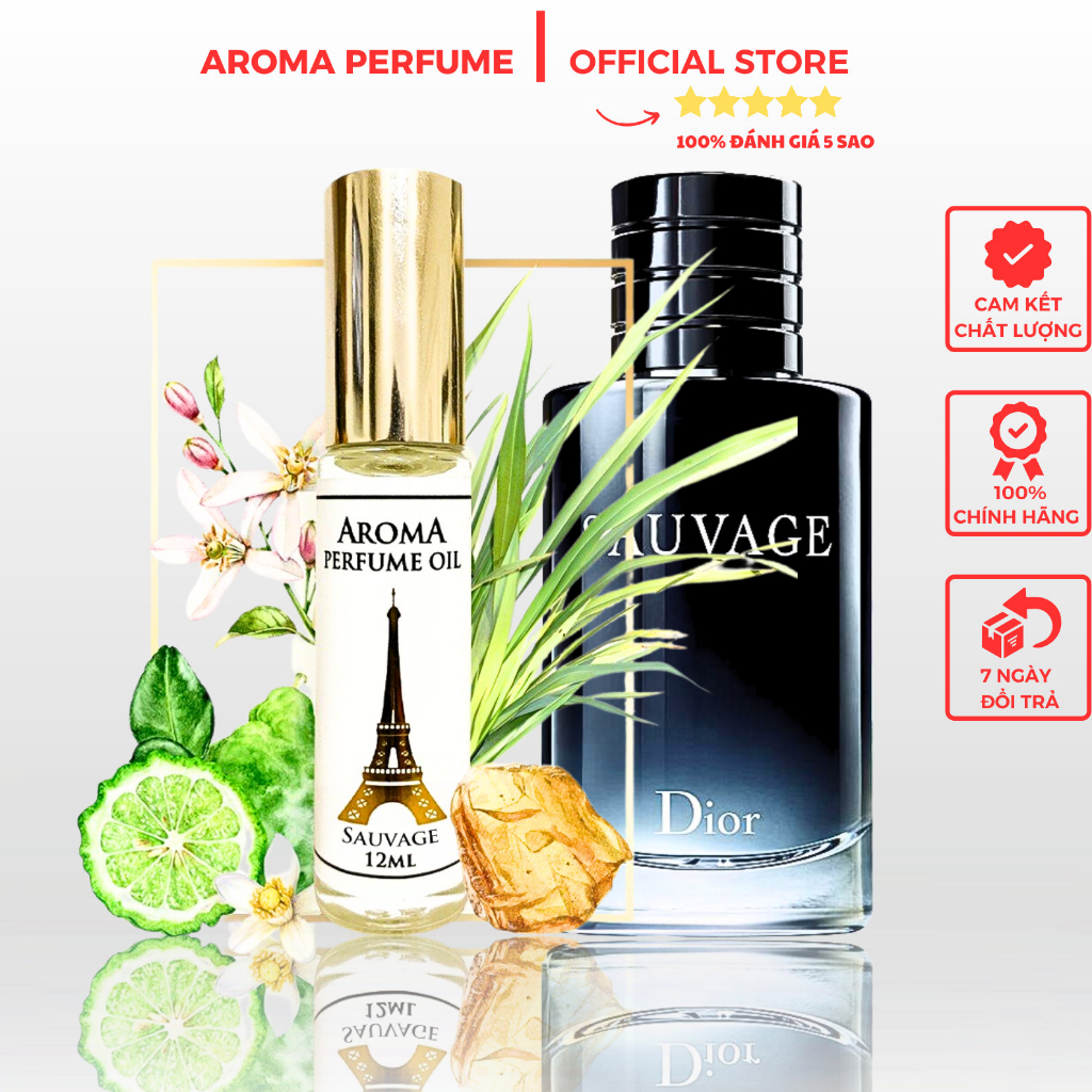 Nước Hoa Pháp AromaDior Sauvage Nam Tính, Lịch Lãm