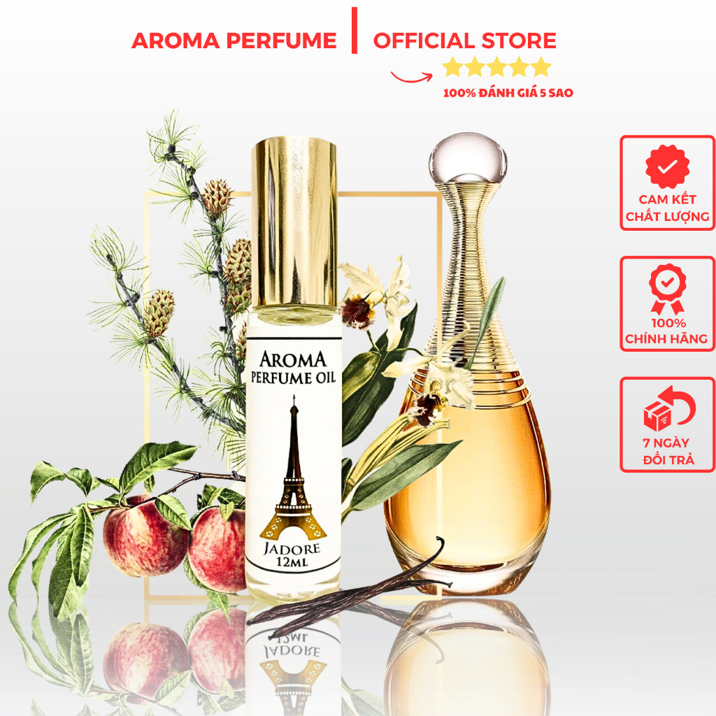 Nước Hoa Pháp AromaDior Jadore Nữ Tính, Nồng Nàn, Gọi Cảm