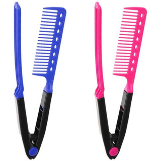 Lược kẹp duỗi kéo ép tóc 2 mặt cố định chia tóc - siêu tốt bền cao cấp - vld52