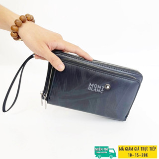 Ví kẹp nách nam Montblanc có máy tính và bút ký cao cấp, túi kẹp nách nam montblanc 3 ngăn set quà nam, quà cho bố