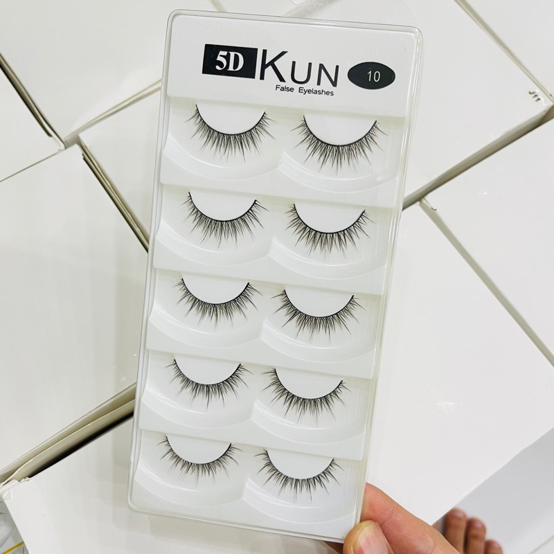 Mi giả tự nhiên Kun 07,09,10,12  cao cấp chuyên dùng cho makeup