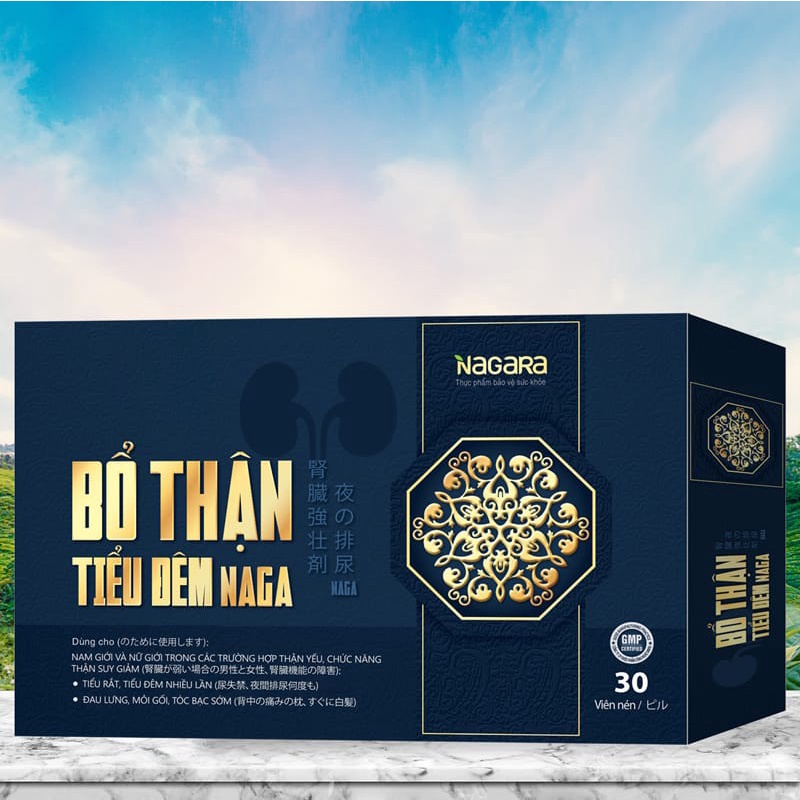 Viên uống Bổ Thận Tiểu Đêm Naga, hỗ trợ bổ thận giảm tiểu đêm, dùng được cho cả nam và nữ
