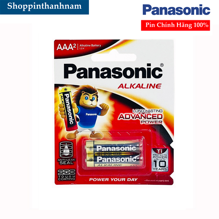 Pin Panasonic AA / AAA 1,5V Alkaline Cao Cấp Vỉ 2 Viên