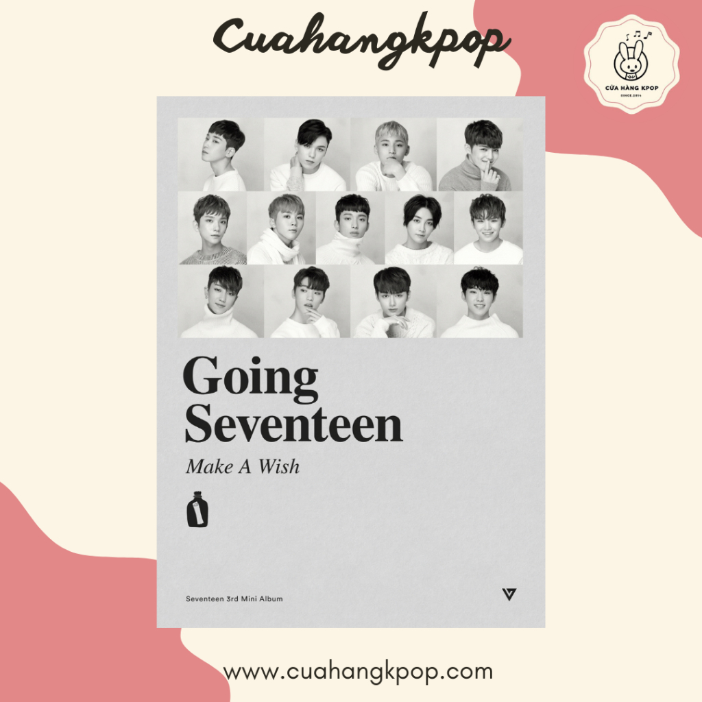 ALBUM SEVENTEEN - GOING SVT có sẵn chọn ver
